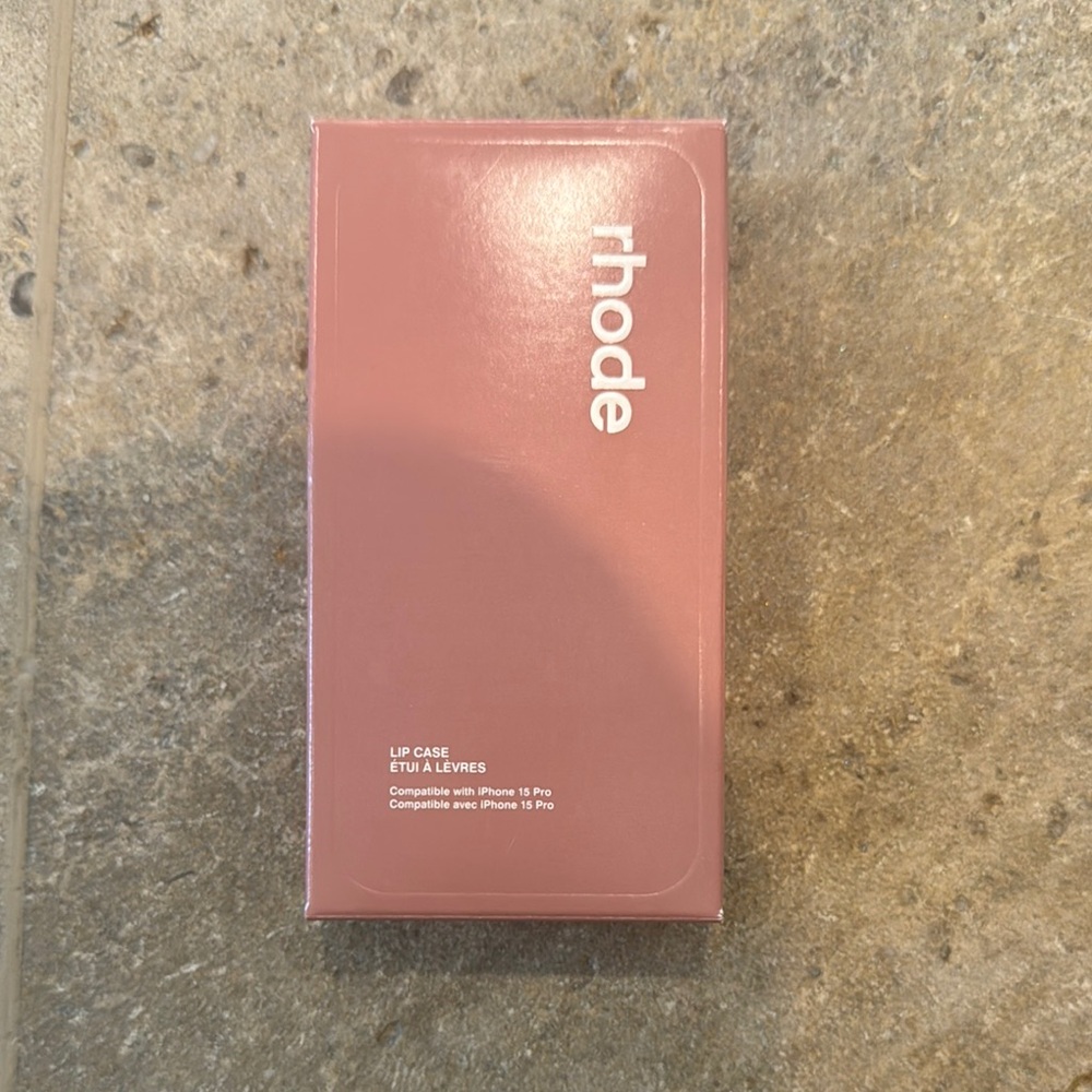 **LIMITED EDITION FALL RHODE Pink Lip Case for iPhone 15 Pro